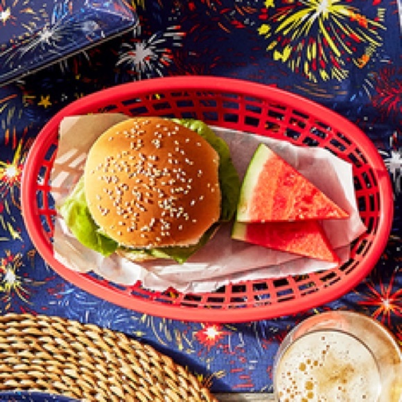 Sur La Table Americana Outdoor Burger Baskets, Set Of 4 - Picture 3 of 4